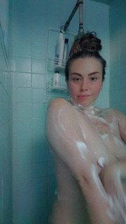 Taking a bath