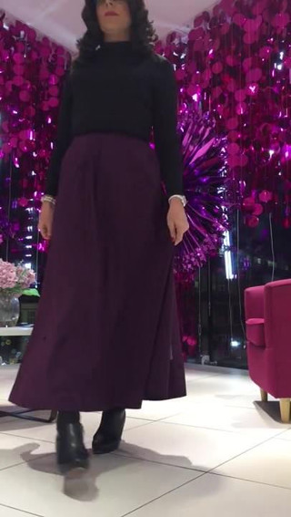 long evening skirt. fantastic feeling when wearing!