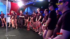 Hard Gangbang Action: Pornstar Fucked and Squirted by Five Men
