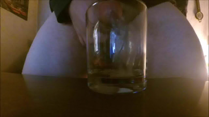 Cum in glass