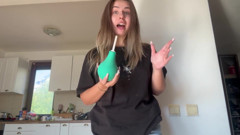 Inflating My Belly with a Pump and Fart