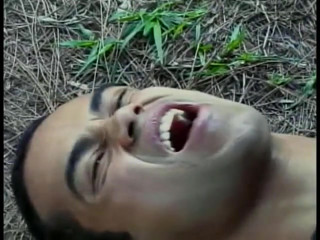 Black shemale Vinicius with big jugs is fond of riding hard pole of her boyfriend on the small glade