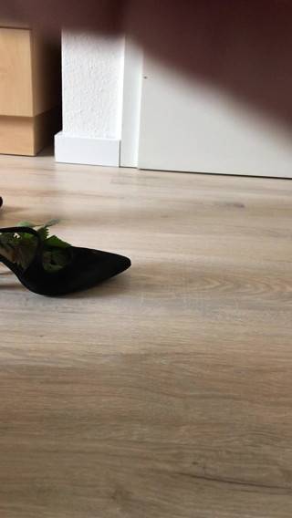nettle leaves in the shoe