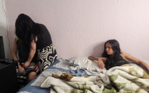 My Stepsister Caught Her Friend Grabbing My Dick.