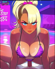 NEON DREAMS - NEON BLONDE SLUT