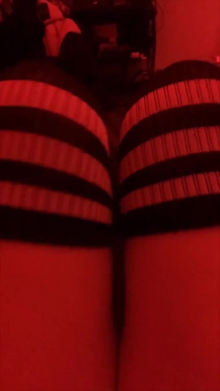 Dildo Footjob at Night - POV thumbnail