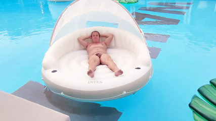 Naked in Swimming Pool