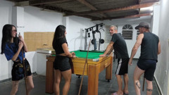 Bad Melli and Gabi Lux lost in the pool to the Carmonas and had to give it to them