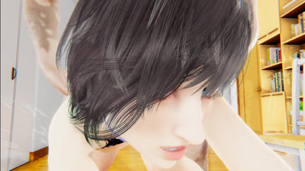 Femboy Yaoi - a rabbit femboy is fucked by a big man thumbnail