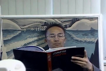 Cute Asian Teen Secretary Sucking Her Bosses Dick