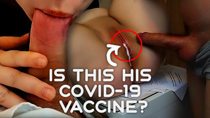Is your Cum the COVID vaccine, boss? Pussy Creampie for Secretary