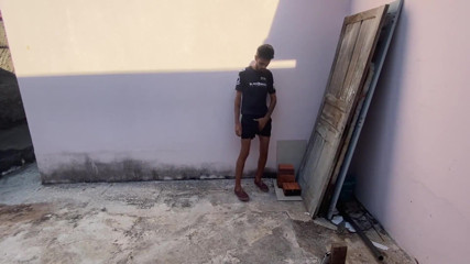 Jacking off in the Street of House thumbnail