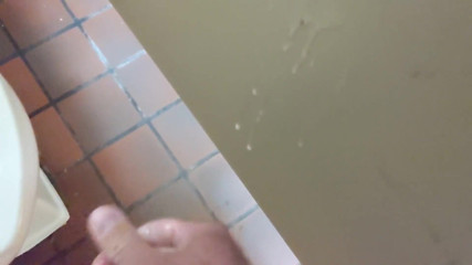 Me Cumming In The Park Bathroom