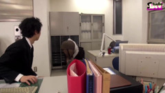 New Hire Surrounded - a Senior Coworker Quietly Handles His Reaction Under the Desk - Scene4