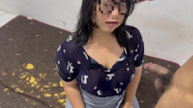 Beautiful girl forced to satisfy her until crot inside