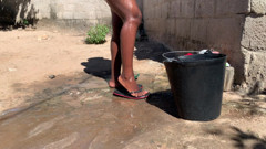 Vegetable Bath to Get the Best Photo of the Biggest Dick in Africa