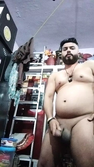 Cocky man pulling out