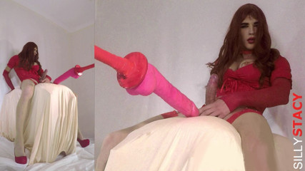 Hot Sissy Bitch Stacy Stroke Here Cock Before Fuckmashine Destroy Here Juicy Anal Hole