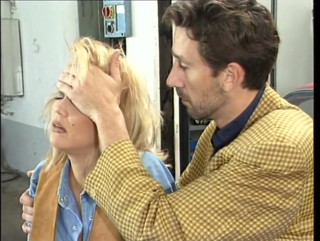 Blonde Horny MILF Was Stunned While His Husband Fucked Her on Top of the Car.