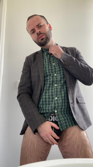 I jerk off in the toilets of the job in a jockstrap | Anal Video Updates | Porn videos