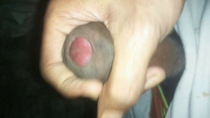 Jerking off caught in alone