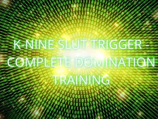 K-nine Slut Trigger: Complete Domination Training