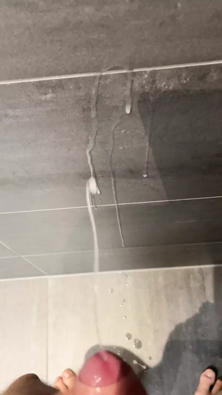 Making a huge mess on wall