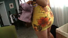 Blondie gets pounded by a ripped boy in her bedroom
