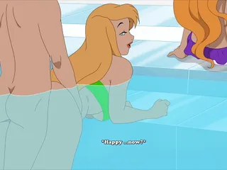 Milftoon Drama-  Gina getting fucked in the ass