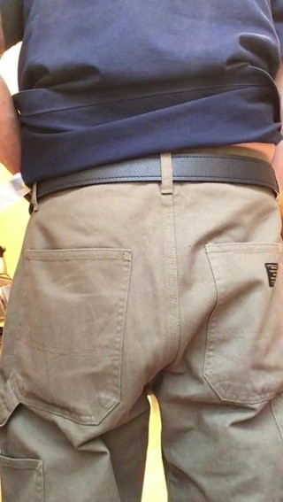 Man ass, displayed