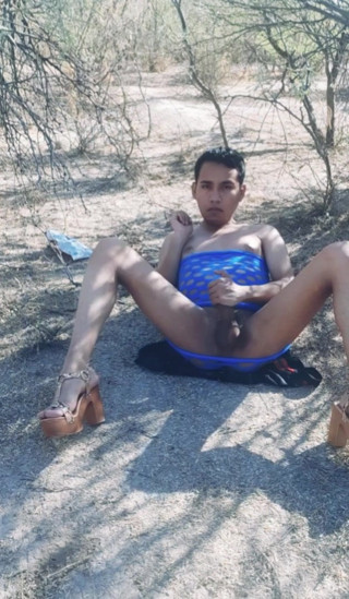 Sexy heels nude masturbation public