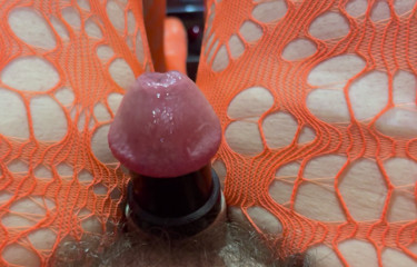 Me pre-cum and my two inch cock