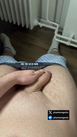 "Look How Hard You Made Me" - Masked German Daddy Cums Fast And Heavy