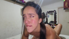 Desi Latina Sitting on Toro's Cock