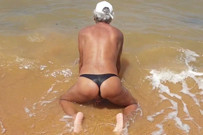 Ladysilva crossdresser beach panties