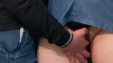 Old Stranger's Hand In My Sexy Pussy