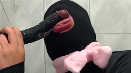 Sissy Sluts a Bbc Dildo Femboy Sucking and Blowjob Big Cock