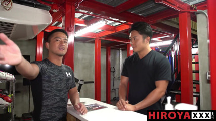 Fit Hiroya Gives Kosuke A Deep Fuck During Work Out Session