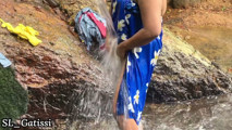 Sri Lankan Natural Girl Bathing