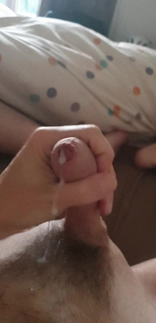 Morning cumshot
