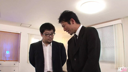 Three Japanese Babes Enjoy an Orgy with Company Executives