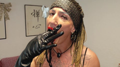 I'm the Biggest Slut in My Leather Dress for You