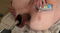 Nice horny with the fucking machine