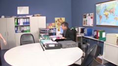 Teen Trainee Fucked by the Boss!
