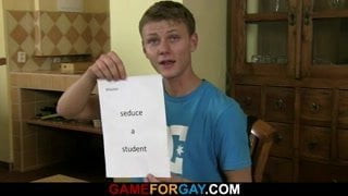 He is seduced and fucked for the first time