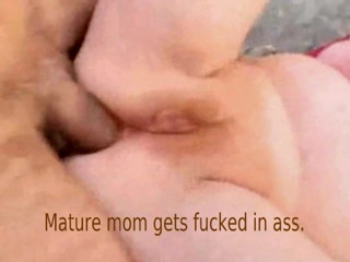 Mature mom gets ass fucked hard. Sounds of real sex.