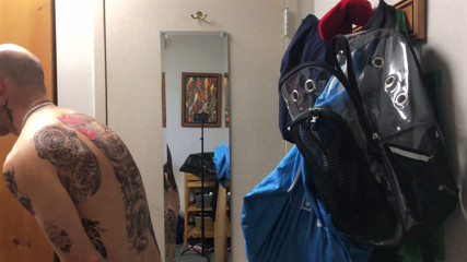 Face Tatted Masturbator