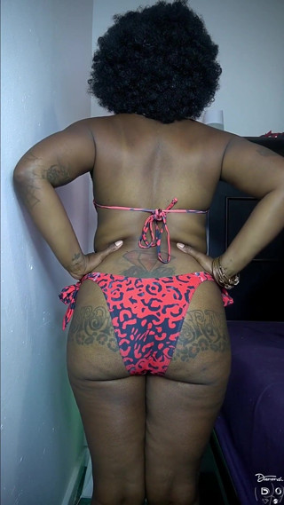 Red Bikini Ass Clapping