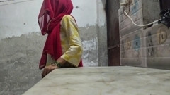 Newly Married Hottest Indian Desi Bhabi Fucking with Her Husband's Younger Stepbrother in Doggy Style
