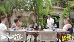 Handsome Studs Justin And Ethan Get Pulled Into A Boiling Hot Orgy By Eight Hunks - TWINKPOP